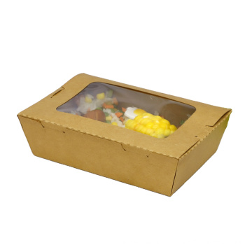 Disposable takeaway biodegradable printed paper fast food packaging